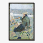 Christian Krohg at the Easel by Oda Krohg - thumbnail_1_bf_66b098501000f9bb7f31f54f